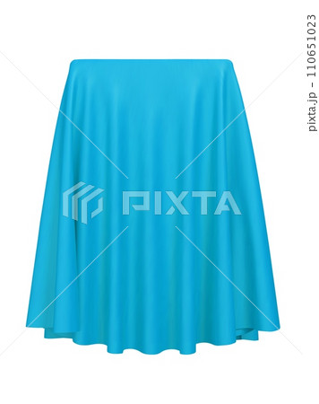 Blue fabric covering a cube or rectangular shape Blue fabric covering a cube or rectangular shape 110651023