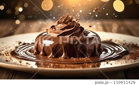 おいしいチョコレートケーキ（AI生成） 110651426