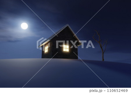 Small wooden house Small wooden house 110652469