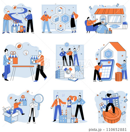 Local business. Vector illustration. Business finance and industry insights provide valuable information for making informed decisions Developing sound business strategy is essential for businesses Local business. Vector illustration. Business finance and industry insights provide valuable information for making informed decisions Developing sound business strategy is essential for businesses 110652881