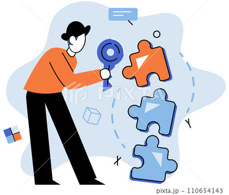 Business idea. Vector illustration. Marketing strategies leverage creativity, market analysis, and consumer insights to create compelling campaigns resonate with intended audience Corporate Corporate 110654143