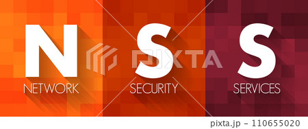 NSS - Network Security Services acronym, technology concept background 110655020