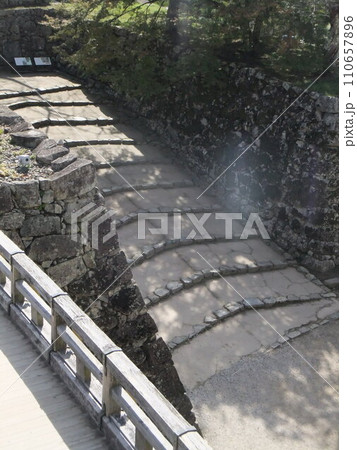 彦根城天秤櫓から見下ろした城内 110657896