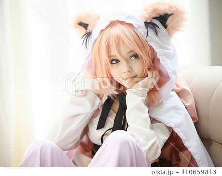 女性コスプレイヤー 女性コスプレイヤー 110659813