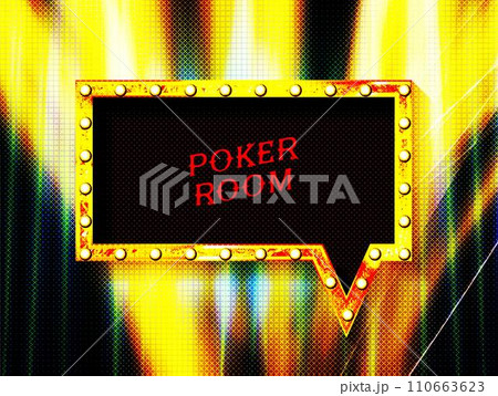 Poker casino poster logo template design Poker casino poster logo template design 110663623