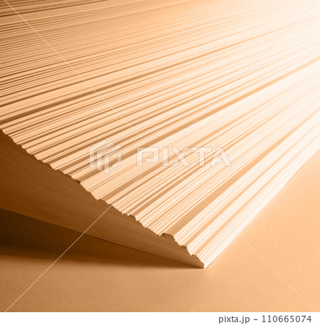 Abstract background from white sheets of paper 110665074