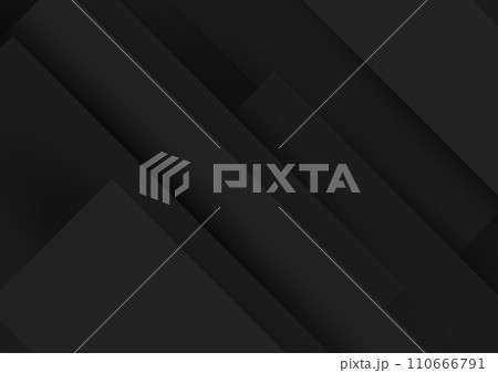 黒の抽象ラインテクスチャ背景 110666791