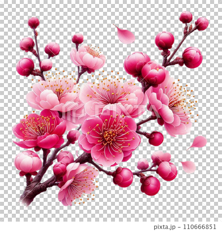 梅 桜 花見 梅 桜 花見 110666851