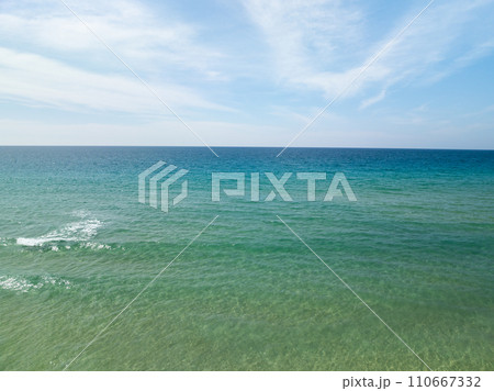 Tropical sea beach landscape blue sky white clouds background,Summer sea landscape background Tropical sea beach landscape blue sky white clouds background,Summer sea landscape background 110667332