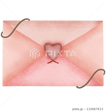 love letter with heart 110667615