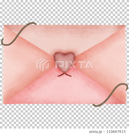 love letter with heart 110667615