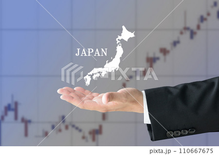 日本株式への投資イメージ 110667675