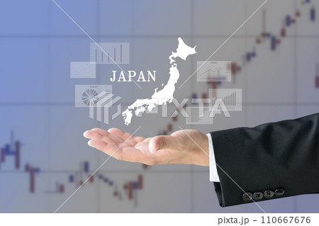 日本株式への投資イメージ 110667676