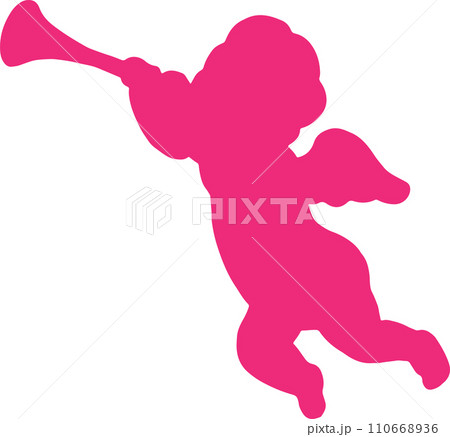 The cupid layout for valentine or love concept. The cupid layout for valentine or love concept. 110668936