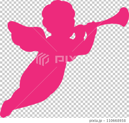 The cupid layout for valentine or love concept. 110668938