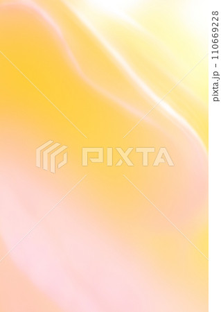 ピンク・オレンジ色の流れるようなライン背景　 110669228