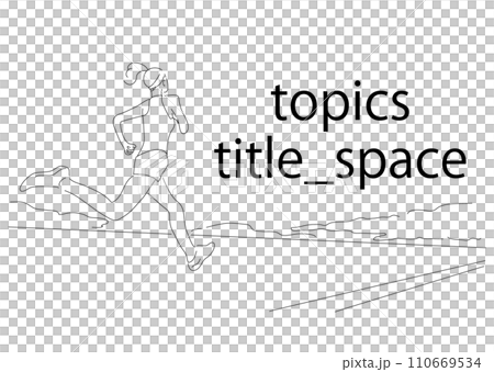 nuance_illustration_running people marathon, running, jogging 110669534