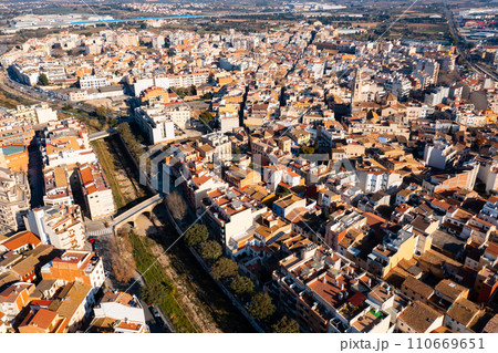 High angle view of El Vendrell 110669651