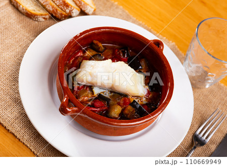 Bacalao is a popular dish Portuguese cuisine 110669949