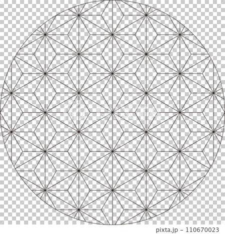 Hemp leaf pattern round shape with frame Hemp leaf pattern round shape with frame 110670023
