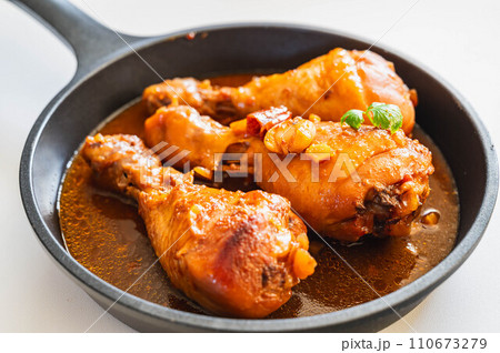 マーマレードのローストチキン マーマレードのローストチキン 110673279