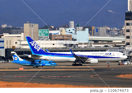 大阪国際空港　AMX　天草エアライン　離陸態勢 110674073