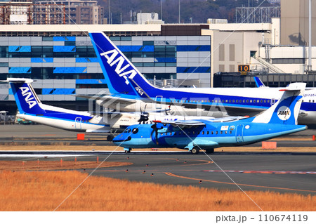 大阪国際空港　AMX　天草エアライン　離陸態勢 110674119