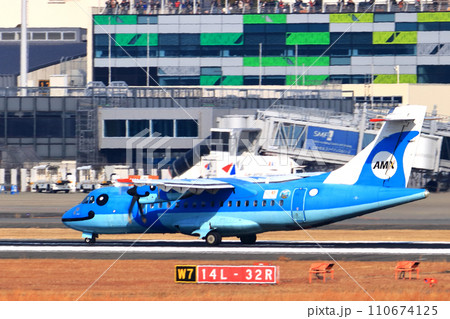 大阪国際空港　AMX　天草エアライン　離陸態勢 110674125