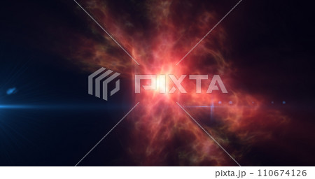 Yellow orange energy cosmic dust and wave lines futuristic magical glowing bright. Abstract background Yellow orange energy cosmic dust and wave lines futuristic magical glowing bright. Abstract background 110674126