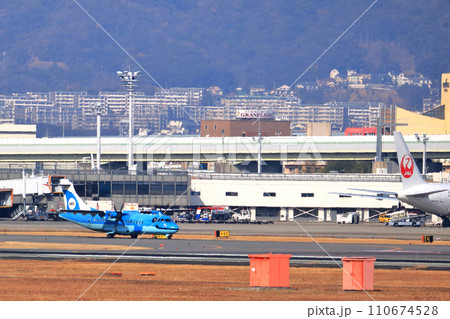 大阪国際空港　AMX　天草エアライン　離陸態勢 110674528