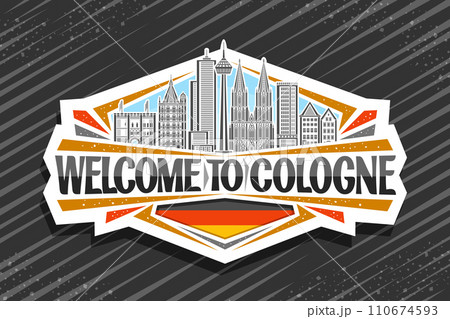 Vector logo for Cologne Vector logo for Cologne 110674593