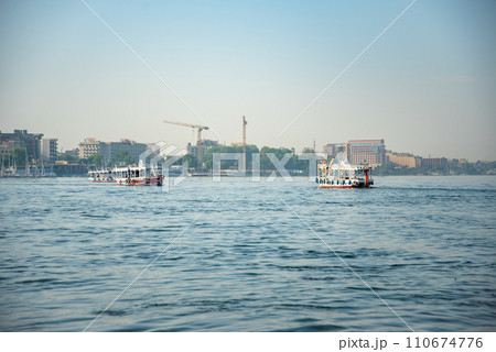 エジプトナイル川の雄大で美しい風景 エジプトナイル川の雄大で美しい風景 110674776