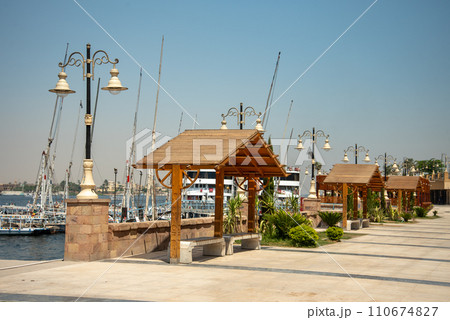 エジプトナイル川の雄大で美しい風景 110674827