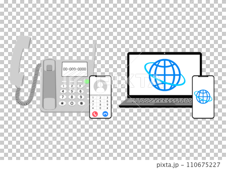 電話とインターネット 電話とインターネット 110675227