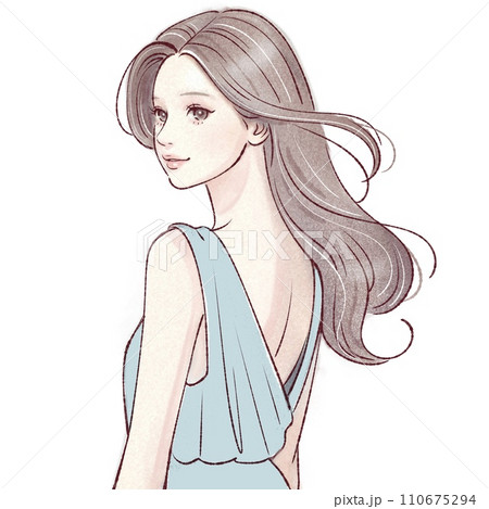 女性・女の子のイラスト素材 110675294