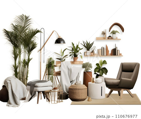 interior design concept home modern architecture furniture object idea generative Ai. interior design concept home modern architecture furniture object idea generative Ai. 110676977