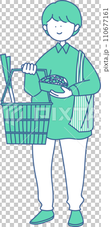 Simple illustration shopping Simple illustration shopping 110677161