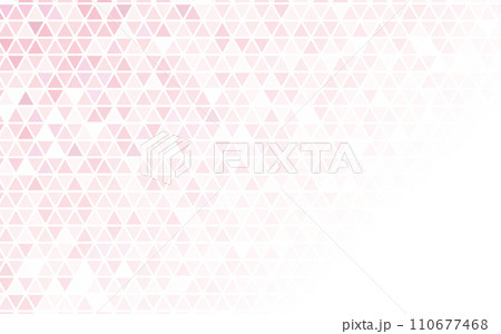 ピンク色の三角形の幾何学パターン背景 110677468