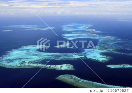 ニューカレドニアの珊瑚礁 110679627