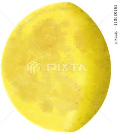 十八夜 リアルな月の満ち欠けのイラスト素材 十八夜 リアルな月の満ち欠けのイラスト素材 110680163