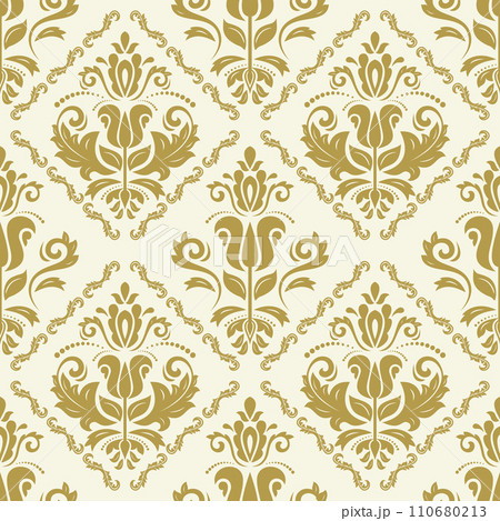 Classic Seamless Fine Pattern With Arabesques 110680213