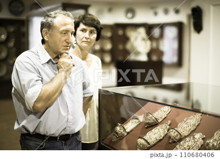 Person holding register in store 110680406