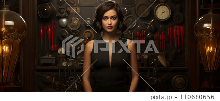 Vintage Woman 110680656