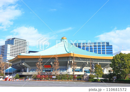 東京都千代田区、日本武道館の風景 東京都千代田区、日本武道館の風景 110681572