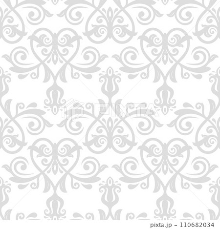 Orient Damask Seamless Background With Arabesques Orient Damask Seamless Background With Arabesques 110682034