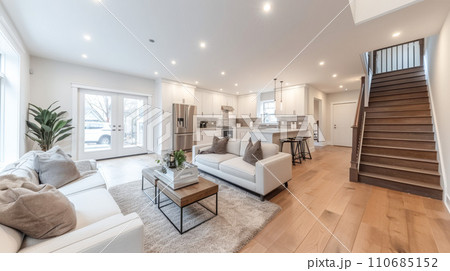 広いリビング 110685152