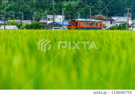 静岡県掛川市細谷 天竜浜名湖鉄道と沿線の風景 静岡県掛川市細谷 天竜浜名湖鉄道と沿線の風景 110686759