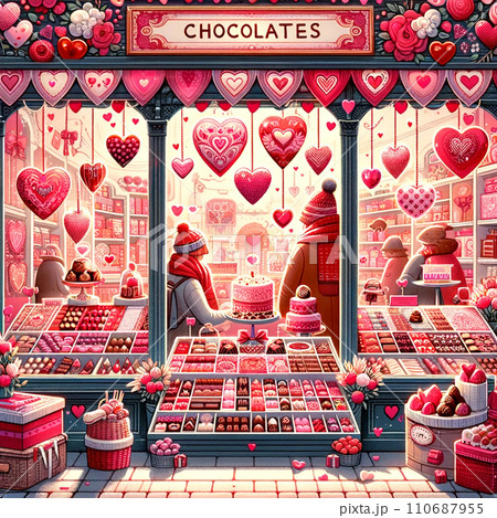 バレンタイン 110687955