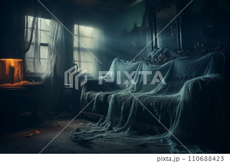 Horror interior design living room by Generative AI 110688423