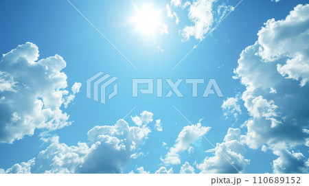 ビルに反射する空 ビルに反射する空 110689152